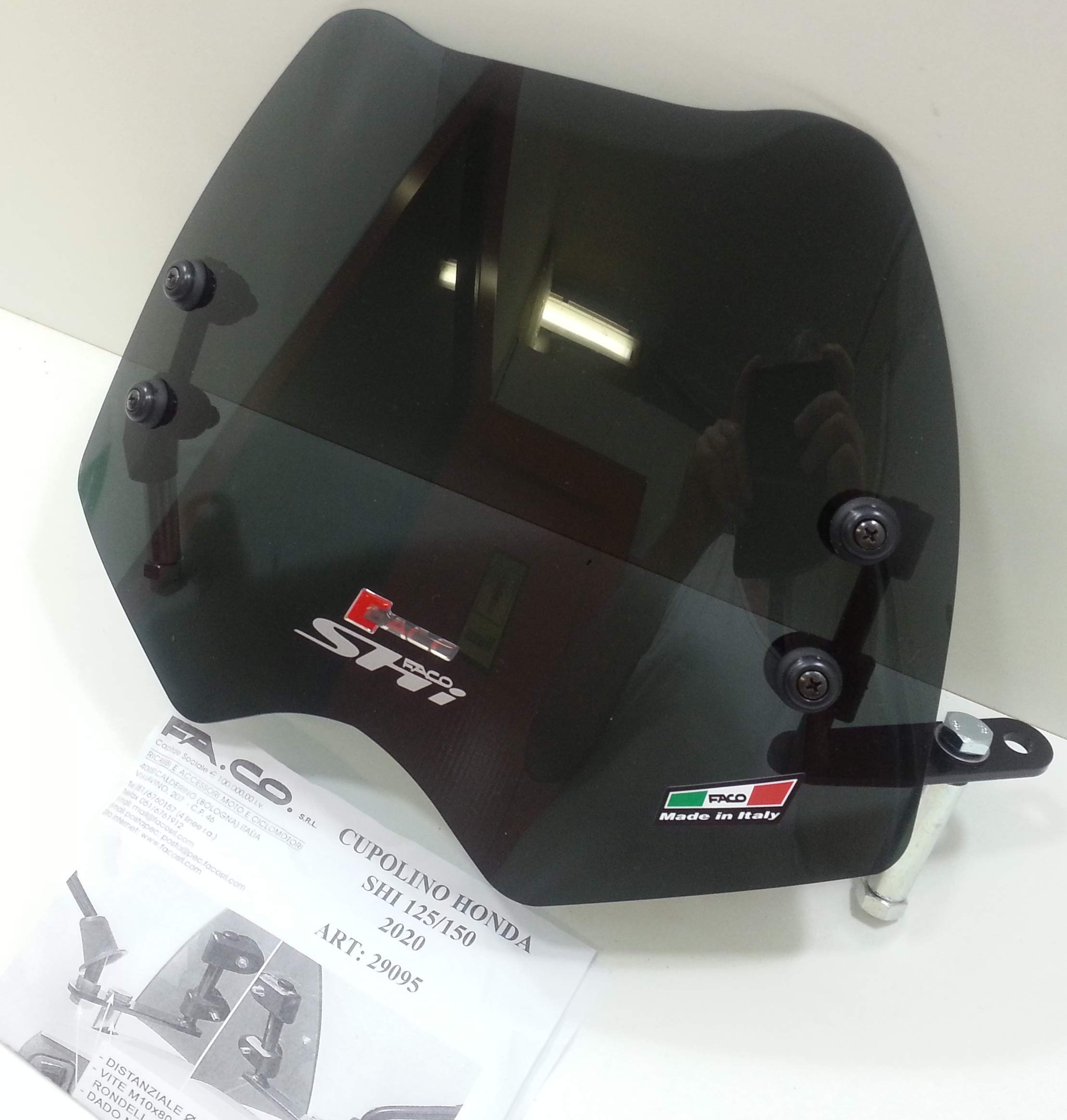 CUPOLINO FUME' SCURO HONDA SHi 125-150 anno 2020 i