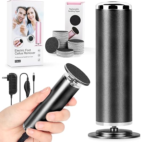 Lima de Pies Removedor de Callos para Pies Herramienta Profesional de Pedicura para SPA - Lima de Pies con Velocidad Ajustable para Piel y Callos -