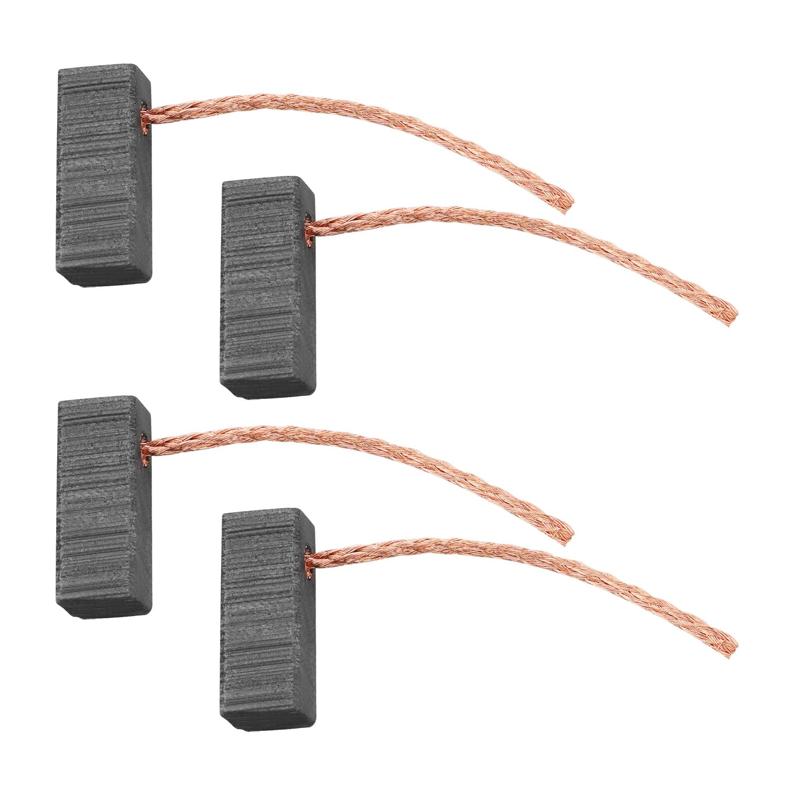 Buildalot Universal Carbon Brushes For Flex WS 702 VEA Sander - 6.3x6.3x10.6mm, With Spring & Cable