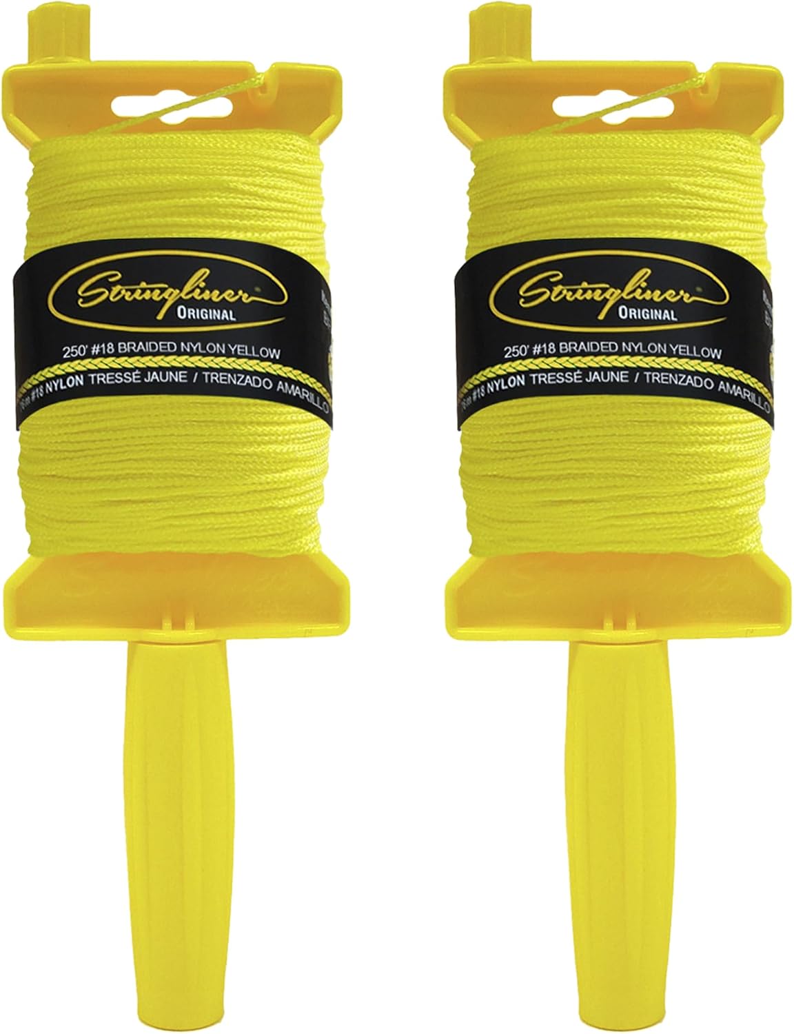 11150 Original Mason’s Line Reels – 100′. Stringliner® Original BRAIDED YELLOW 100'. (2 Pack)