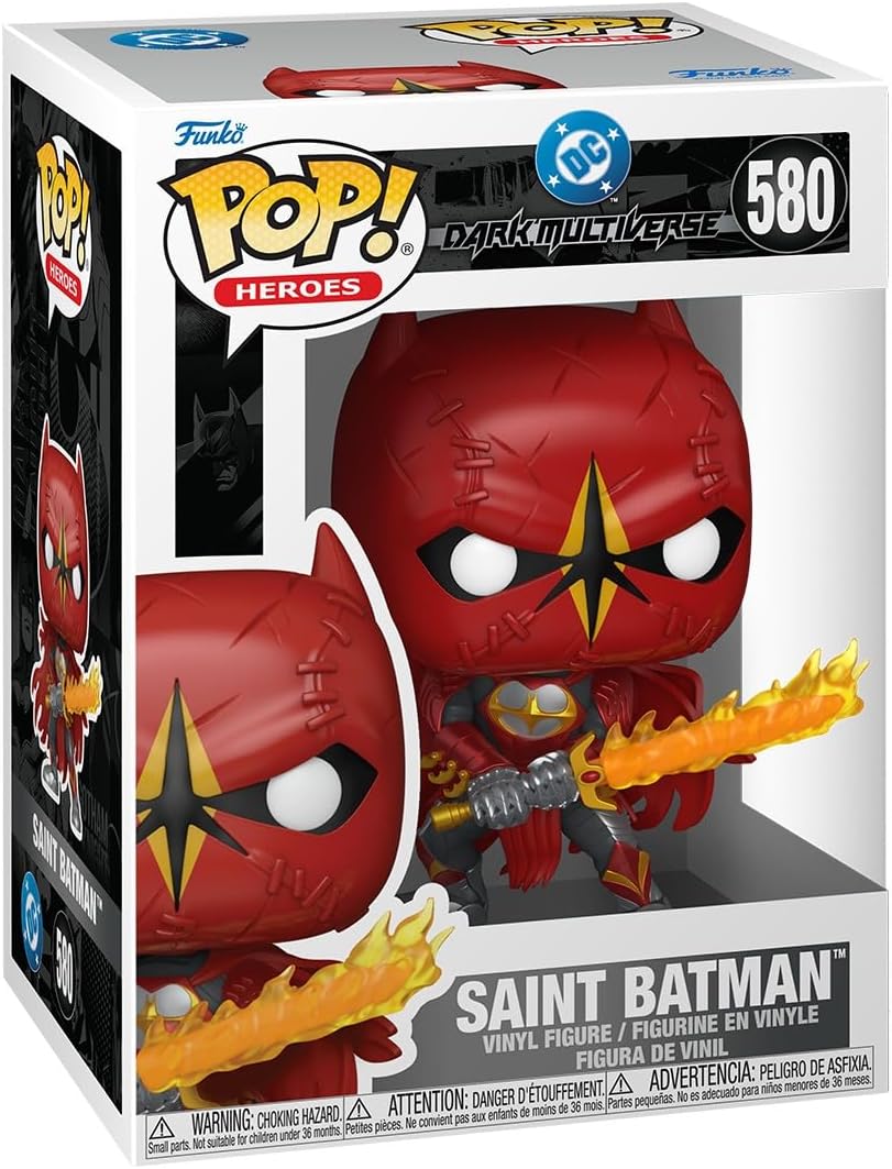 Funko Pop! Heroes: DC Dark Multiverse - Saint Batman - DC Comics - Collectable Vinyl Figure - Gift Idea - Official Merchandise - Toys for Kids & Adults - Comic Fans - for Collectors and Display