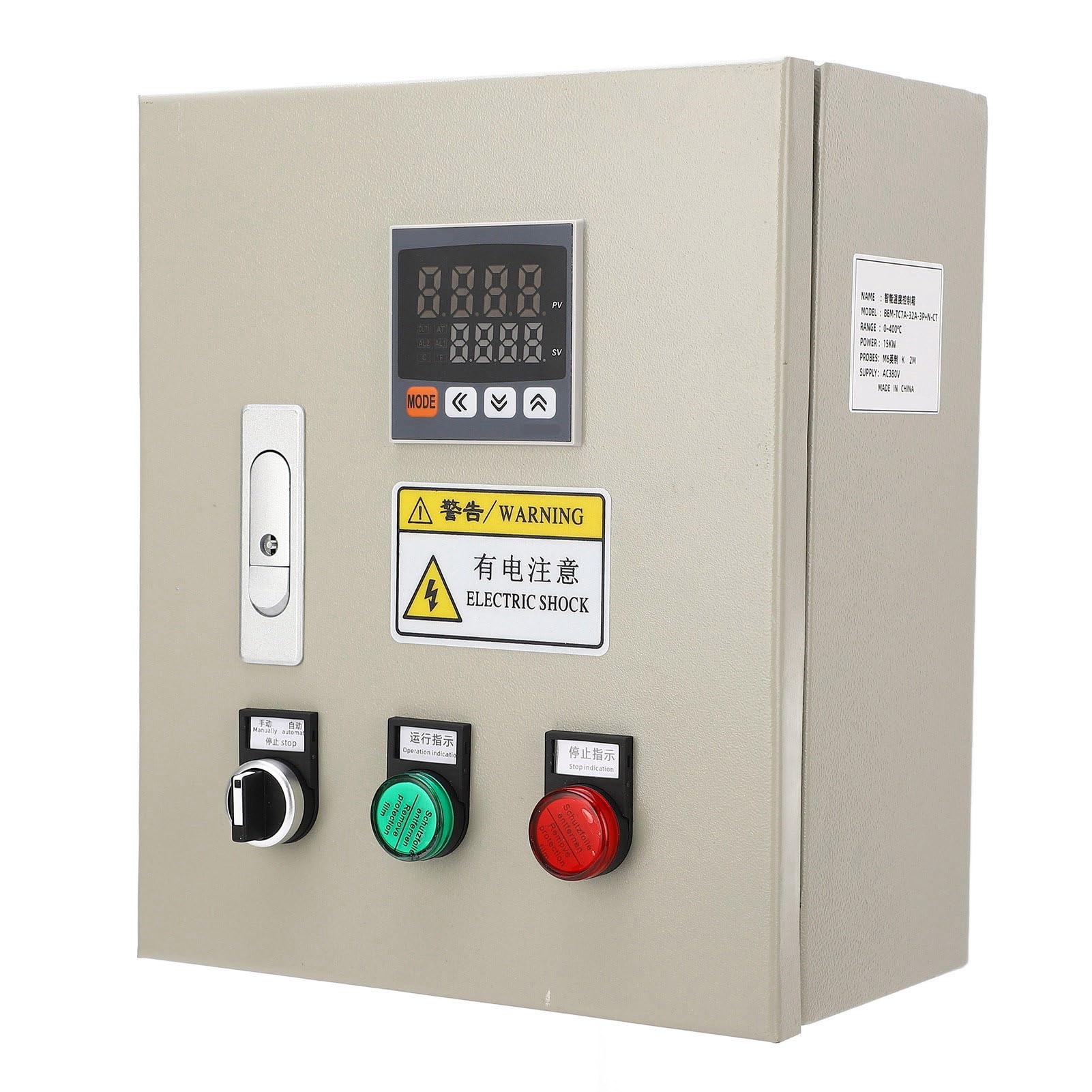 RIZGHWOY Controlador de Temperatura Pantalla Digital Trifásica de 15 KW para Máquinas de Curado UV y Tanques de Agua Diseño Duradero