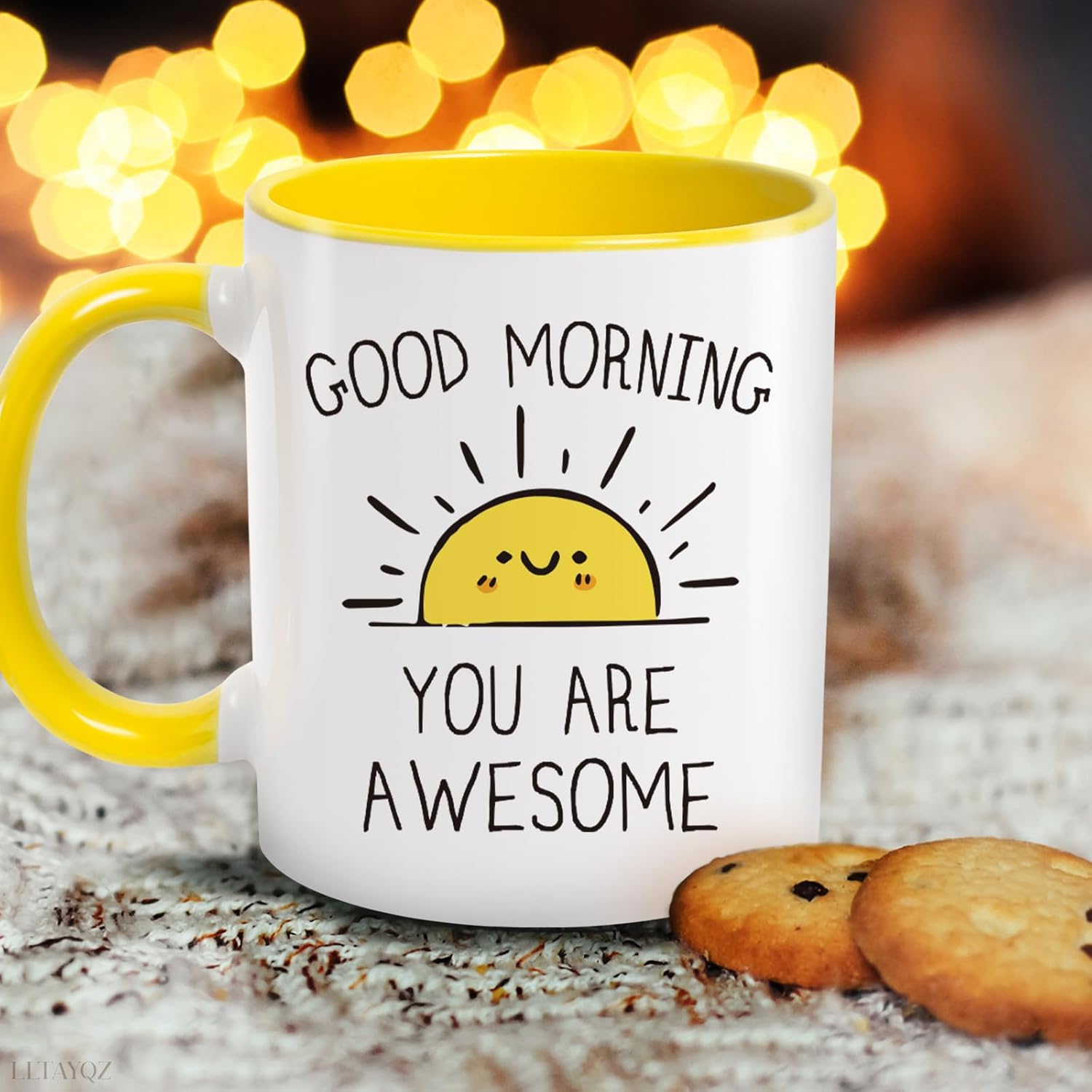 Funny Inspirational Mug Gift for Women, Good Morning You are Awesome mug, Novelty Appreciation Mugs Gifts for her, Christmas, Birthday mugs gifts ideas for Daughter, Sister, Female Coworker Friend-100 - Image 3