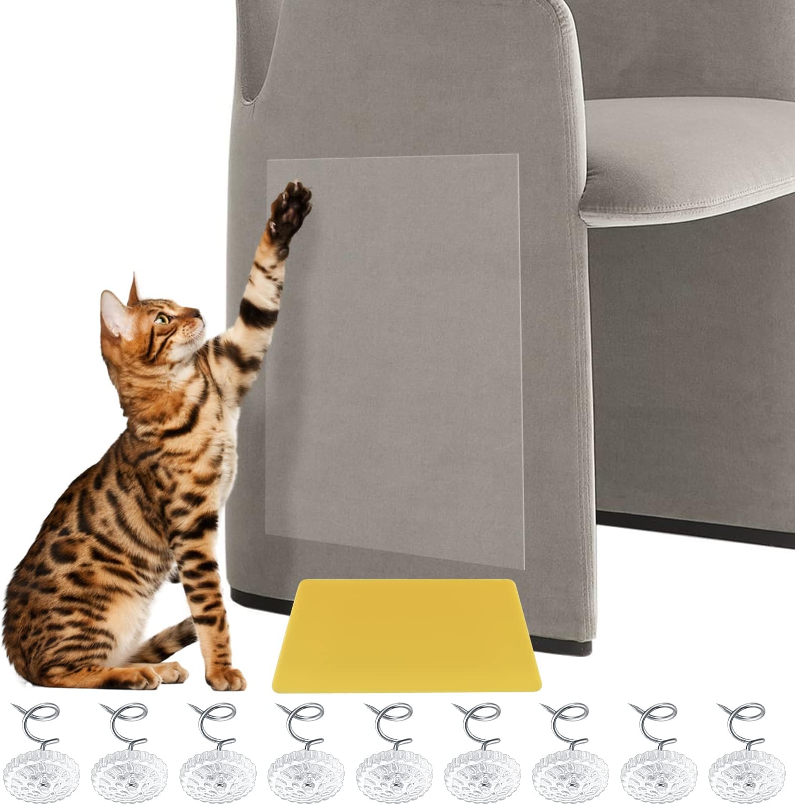 8 Pcs Anti Scratch Cat Furniture Protectors, Anti Scratch Furniture