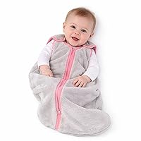 Vista 1 de baby deedee Sleep Nest Teddy Saco de Dormir para Bebé, Gris Bubble Gum, Pequeño (0-6 Mes) (168)