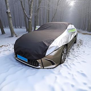 Half Car Cover Custom for Kia EV3(2024) Car Windshield Cover for Snow,Waterproof Protection Against rain and Snow for All Seasons
