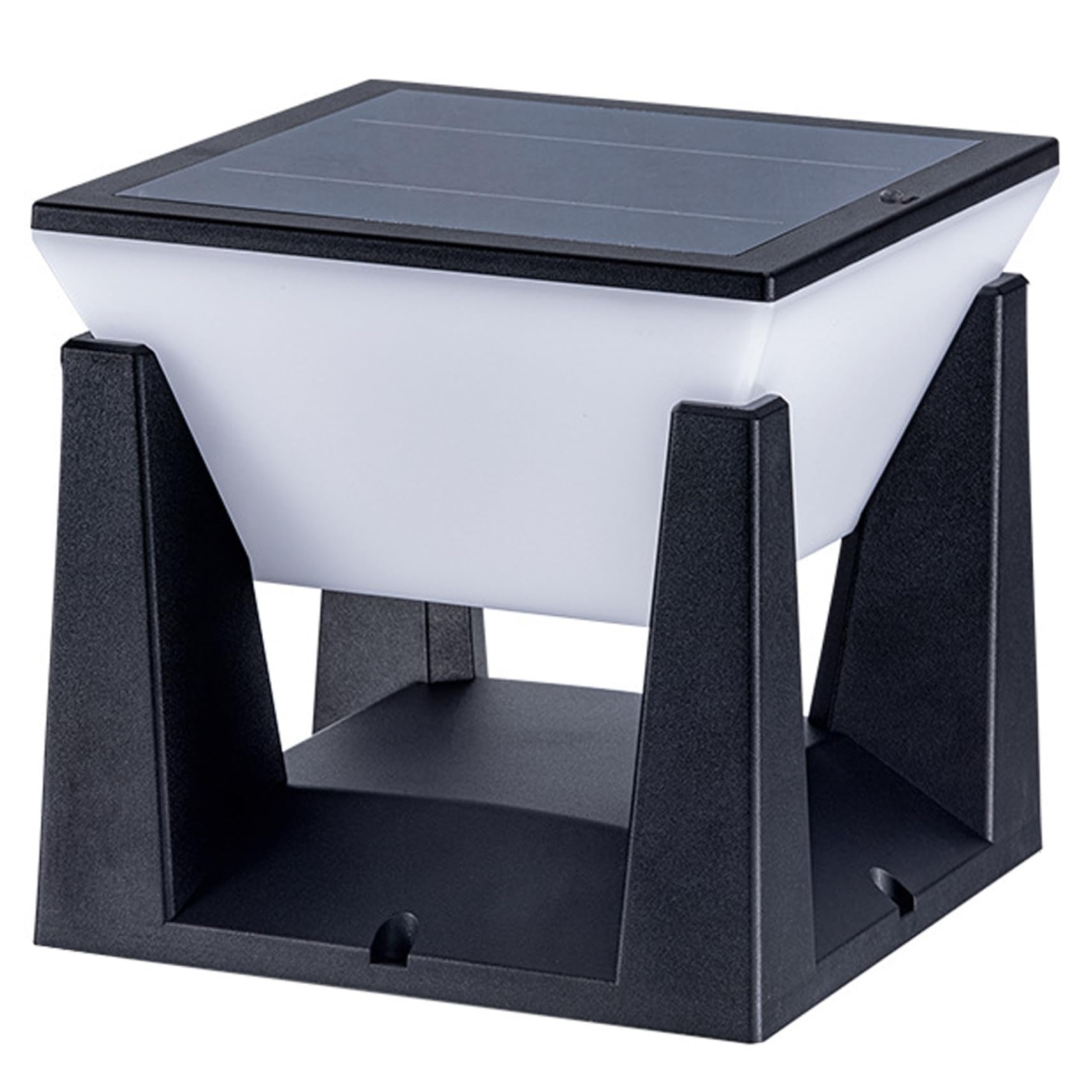 Lumière carrée pour clôture de villa et terrasse solaire étanche 3 couleurs
