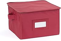 Vista 90 de Covermates Keepsakes - Caja de almacenamiento con cremallera superior - Poliéster resistente - Asas reforzadas - Diseño apilable - Almacenamiento