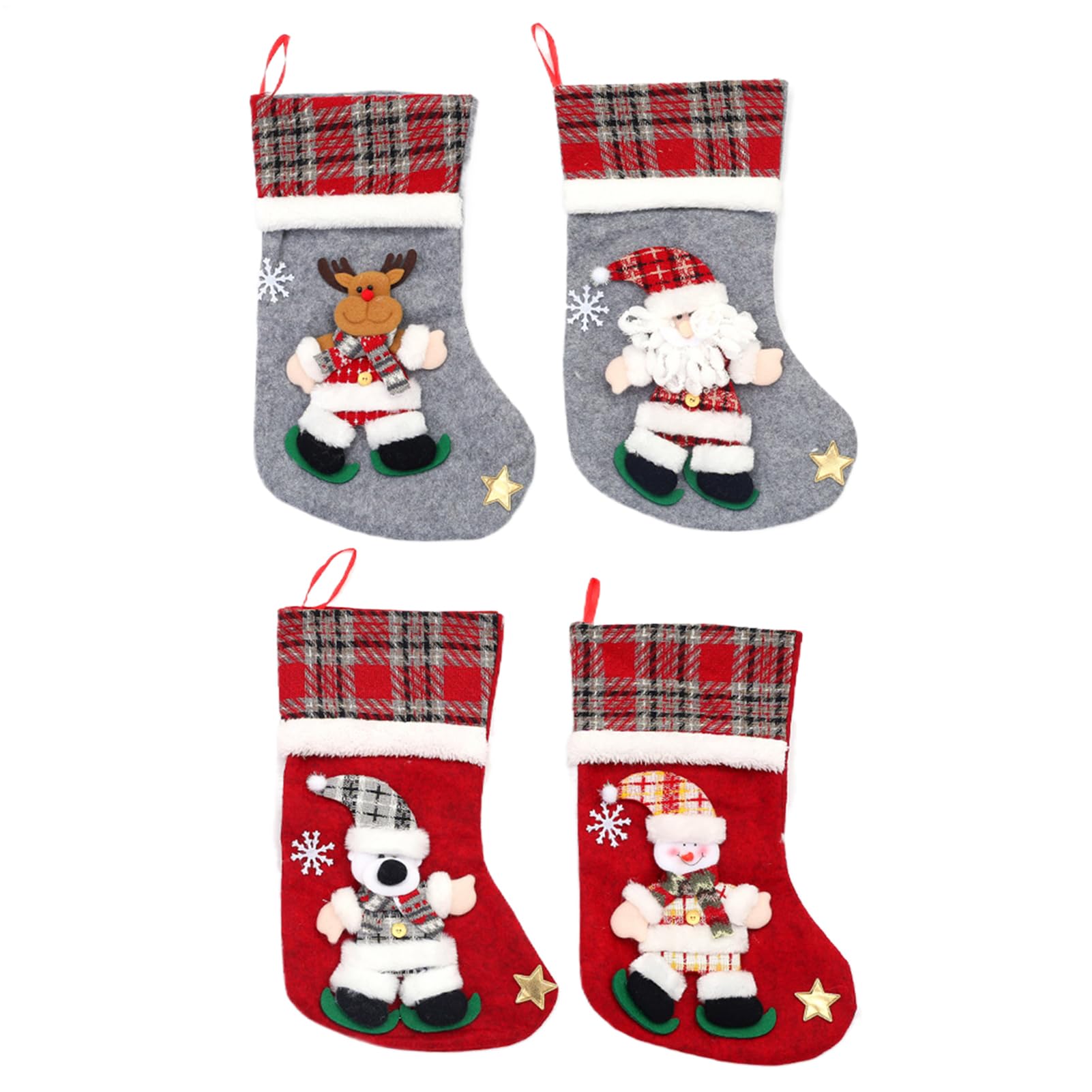 Chaussettes de Noël en déco de salon et chambre pour garnitures de chocolat