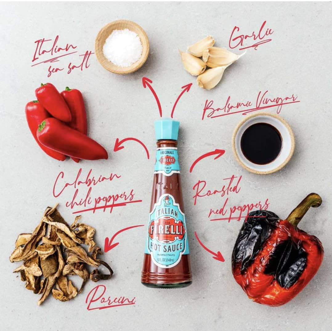 CASA FIRELLI Original Hot/Extra Hot Combo - 5oz Bottle (Pack of 2)