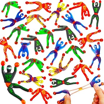 35PCS Sticky Hands Wall Climbers Ninja Party Favors for Kids Pinata Stuffer | Birthday Goodie Bag Stuffers for Kids 4-8 8-12 Classroom Treasure Box Toys Carnival Prizes Trinkets Back to School Gifts