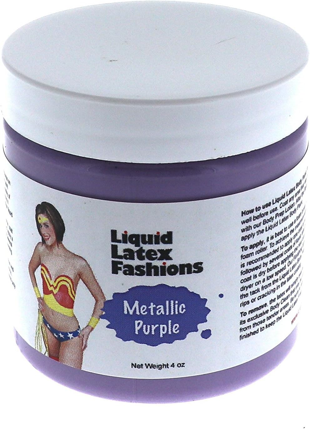 Teal 4 Oz Liquid Latex Body Paint, Ammonia Free No Odor, Easy On and Off, Cosplay