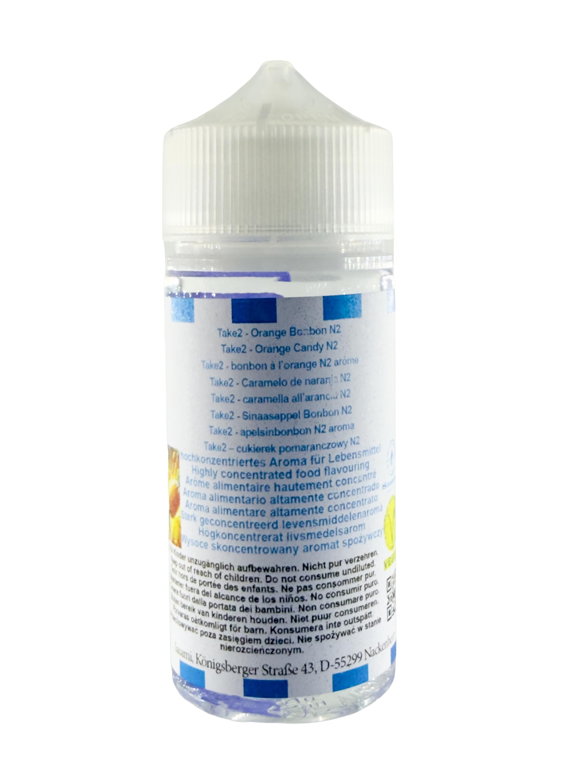 Take2 - caramella all’arancia N2 aroma vegano - Sasami concentrato - 100ml