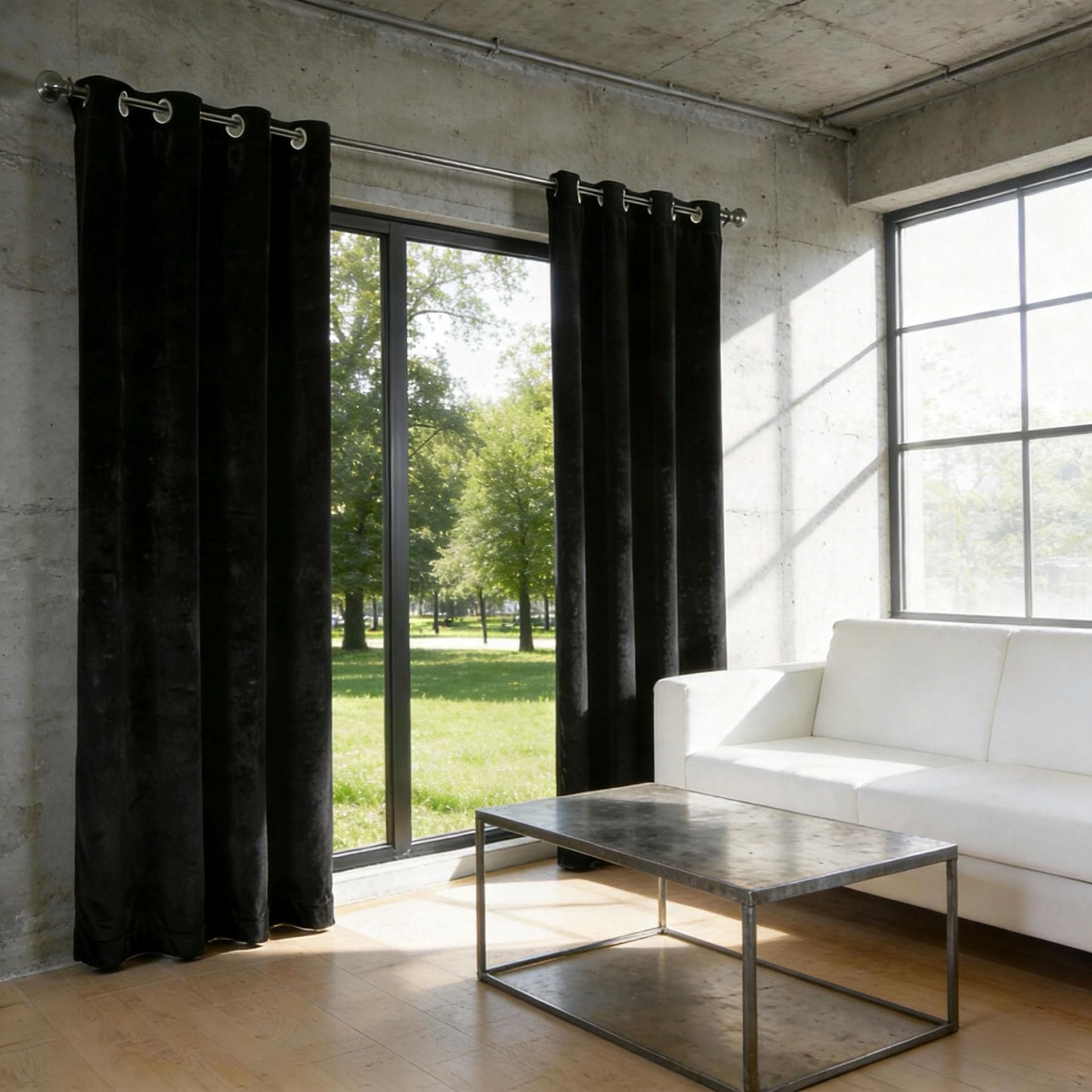 Fini le bruit et la chaleur : Rideau occultant 120 x 85 cm pour un sommeil réparateur