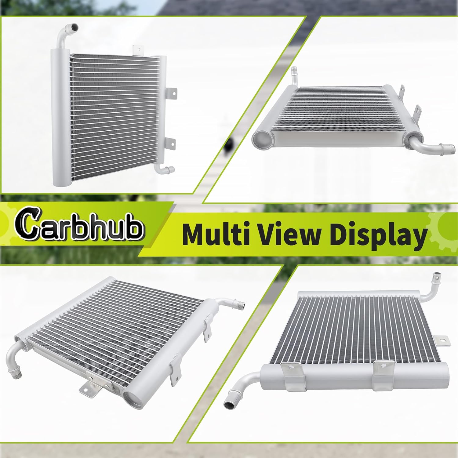 Carbhub Right Auxiliary Radiator Compatible with Land Rover Range Rover Velar 2018-2023 for Jaguar F-Pace 2017-2021 2.0L 5.0L Replace LR092120 T4A37970