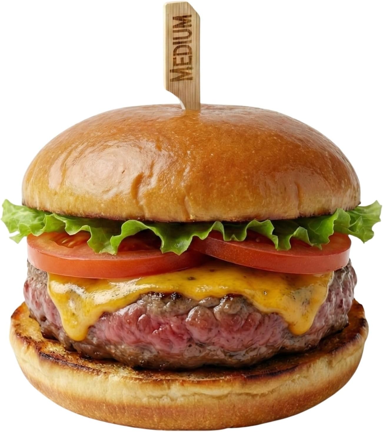 Restaurantware RW Smart 4 Inch Medium Steak Markers 1000 Disposable Meat Marker Sticks - Sturdy Paddle Design Bamboo Steak Temperature Markers For Barbeques Parties Or Buffets