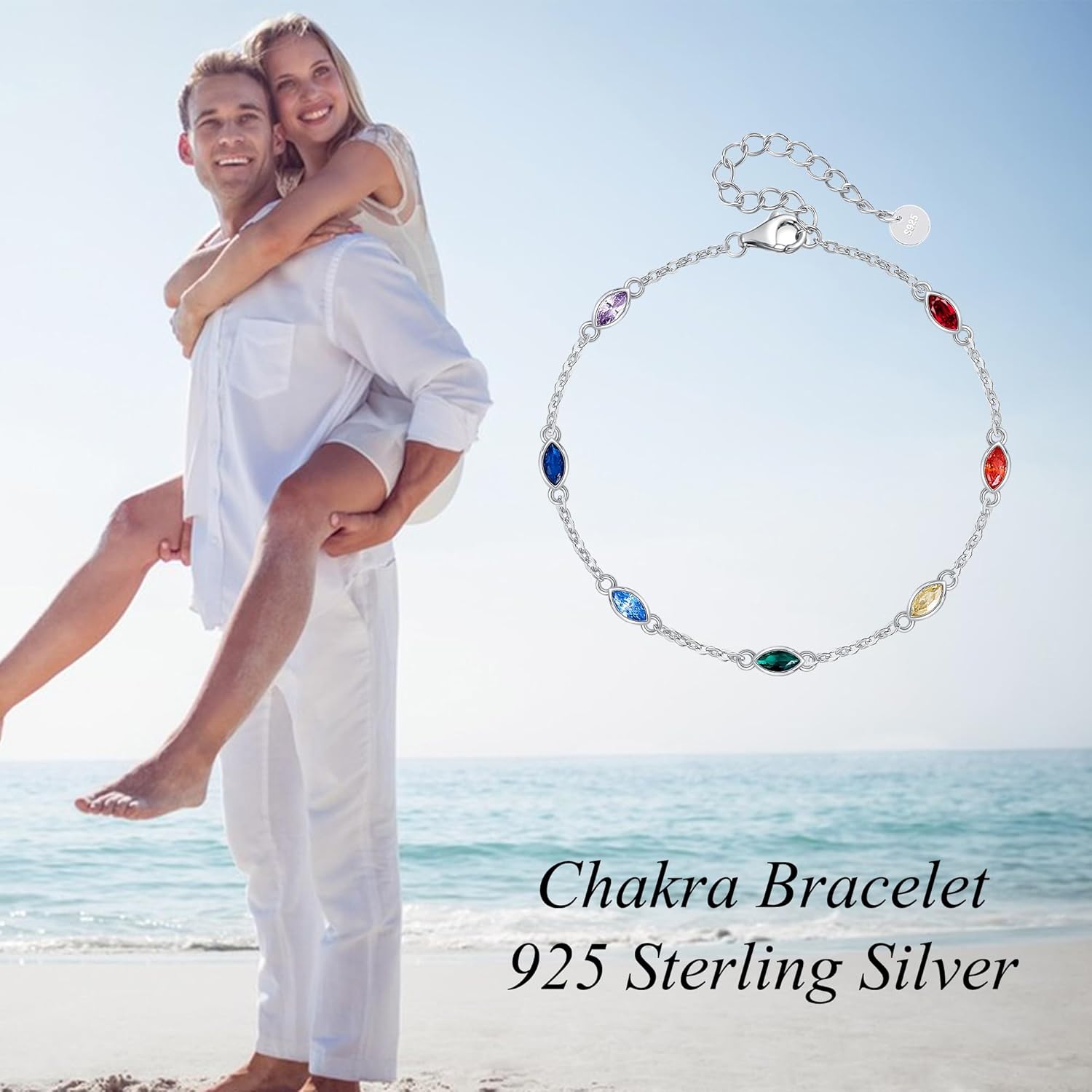 URONE 925 Sterling Silver Bracelet Jewelry Gifts for Women