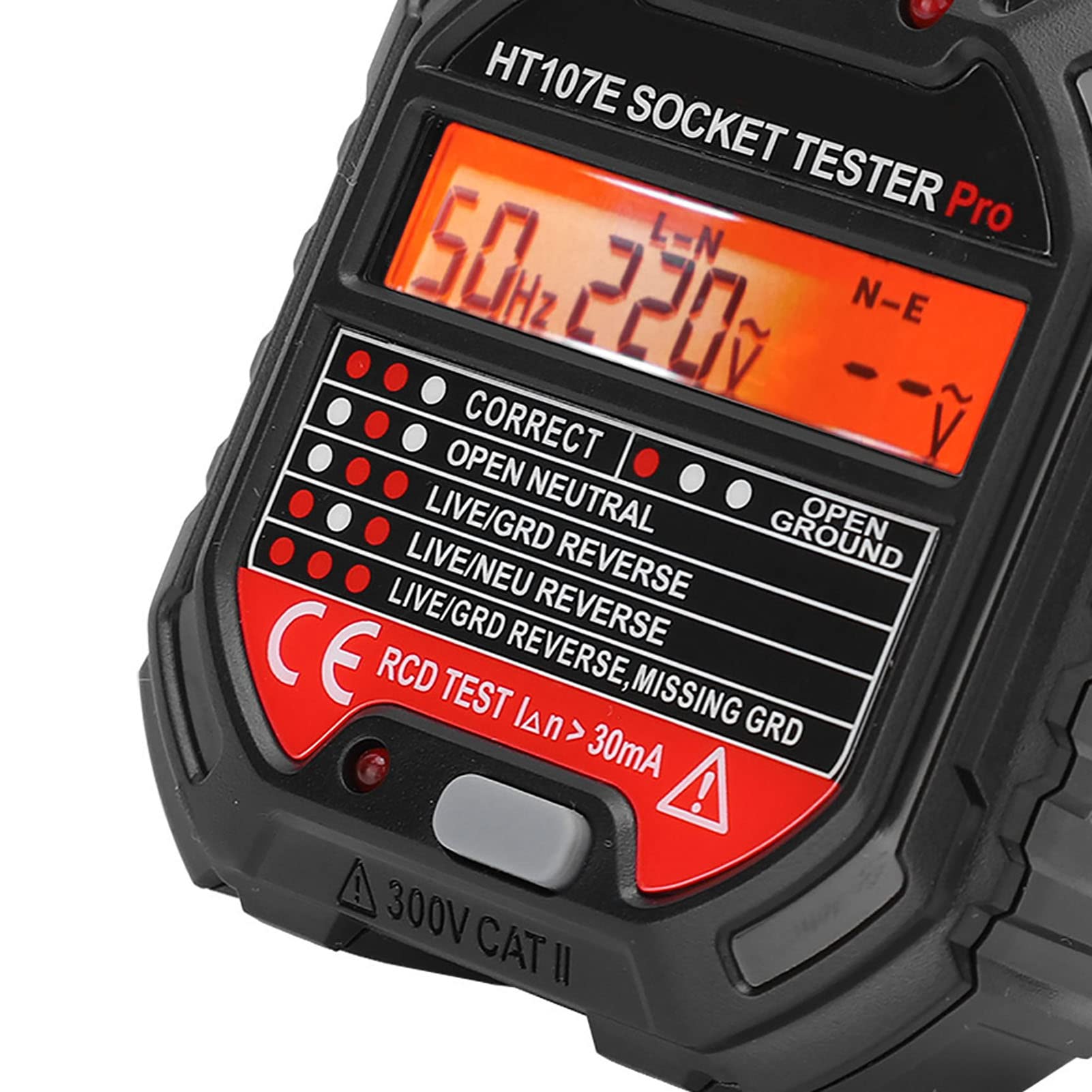 Outlet Tester with LCD Display, Receptacle Socket Tester Circuit Analyzer - Image 4