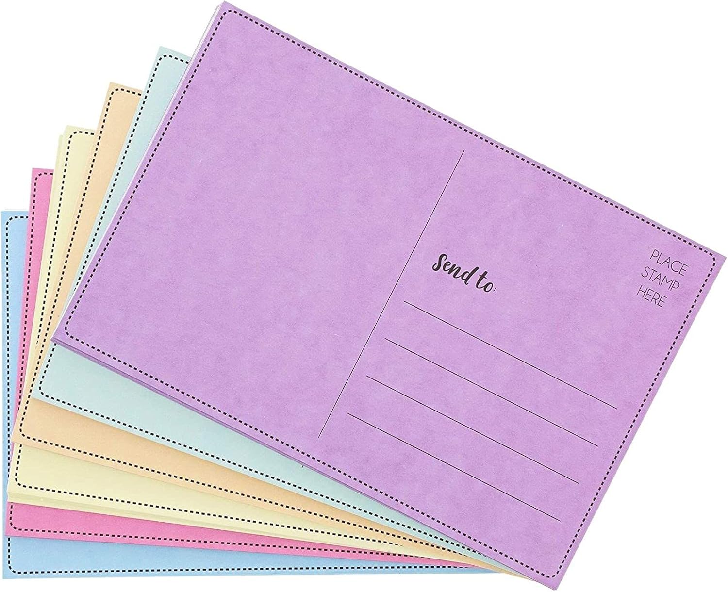 Paper Junkie Multicolored Mailable Blank Postcards Pack of 48 4 x 6 inches