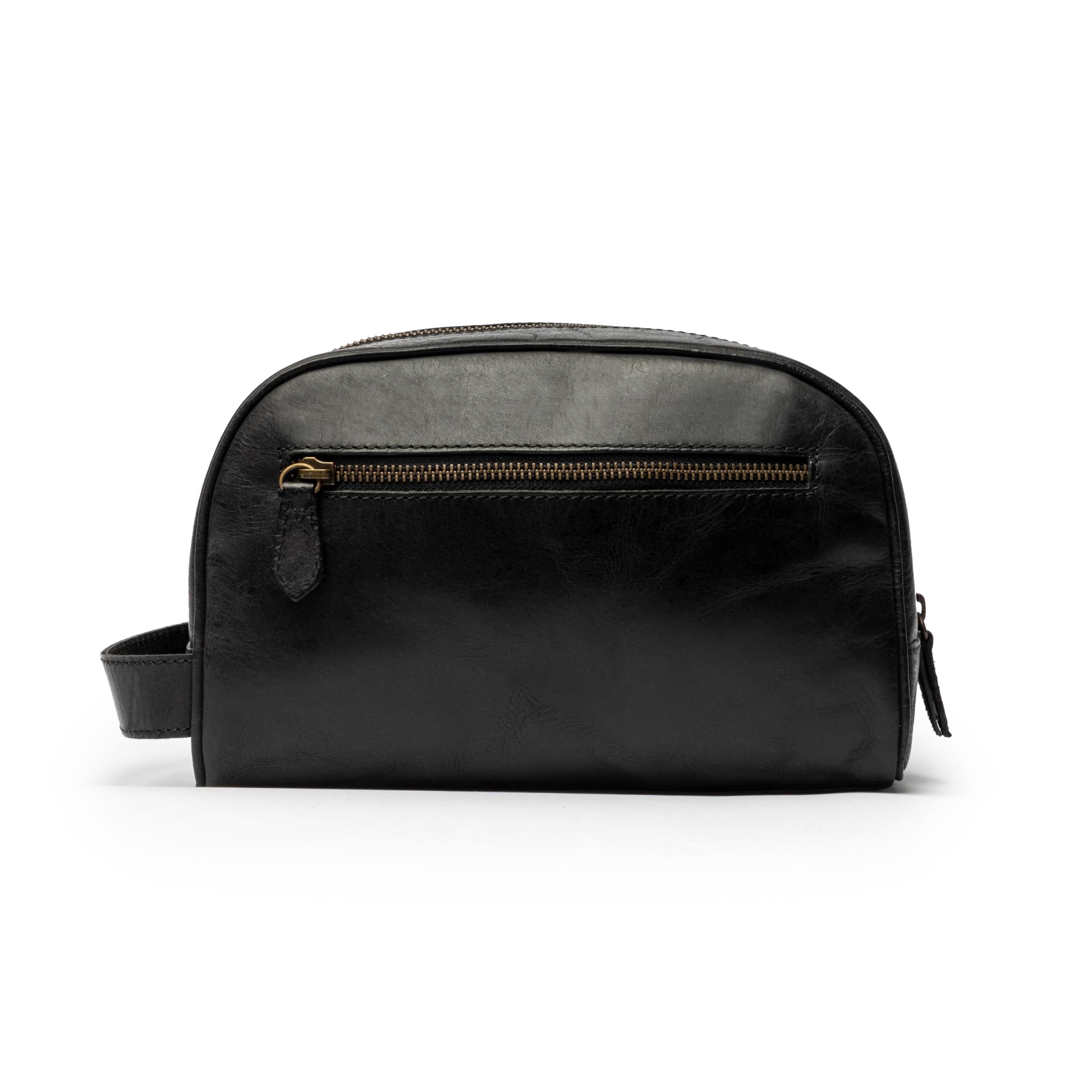 DRAKENSBERG Trousse de toilette en cuir pour homme « Ben » - Trousse de voyage classique avec de nombreux compartiments, vintage, faite à la main, 5 l, Noir vintage