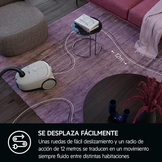 AEG AB61H6SW Plastic Vacuum Cleaner