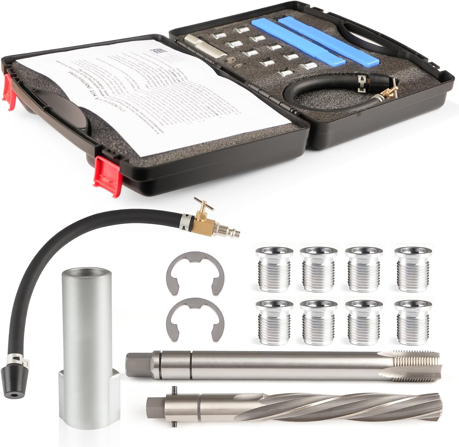 38900 Two Valve Triton Tool Kit Repair System Spark Plug Thread Repair Kit for Ford 4.6 L, 5.4 L and 6.8 V-10 Two Valve Engines