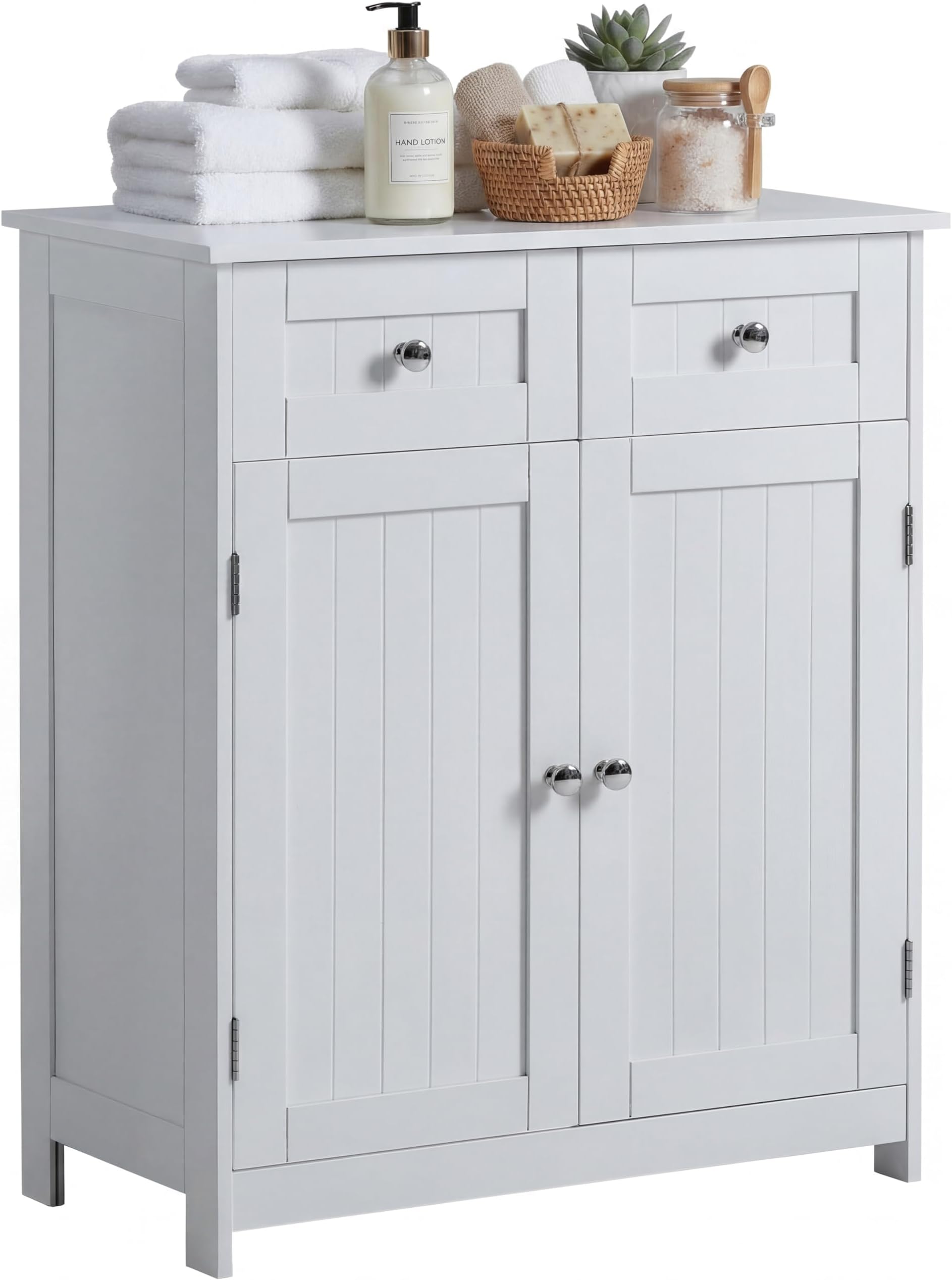 2 Drawer 2 Door Freestanding Cabinet