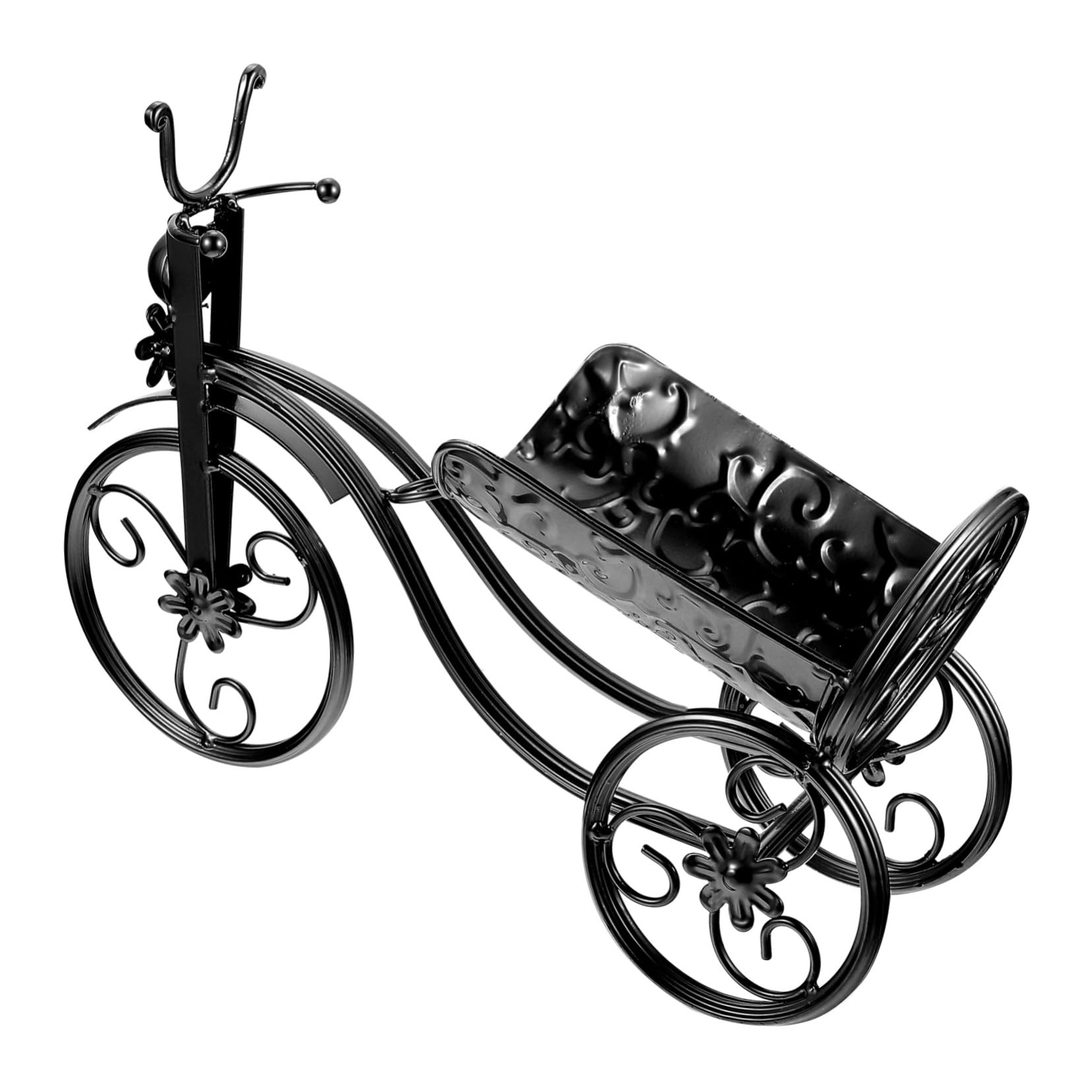 Casier à vin vélo en métal porte-bouteille autonome de salon