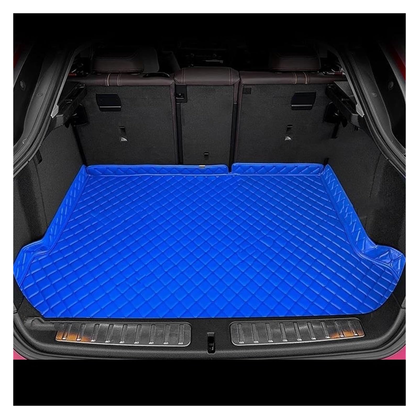 Tapis Coffre Voiture Tapis De Coffre Voiture Imperméable pour Koleos 2009 2010 2011 2012 2013 2014(Bleu)