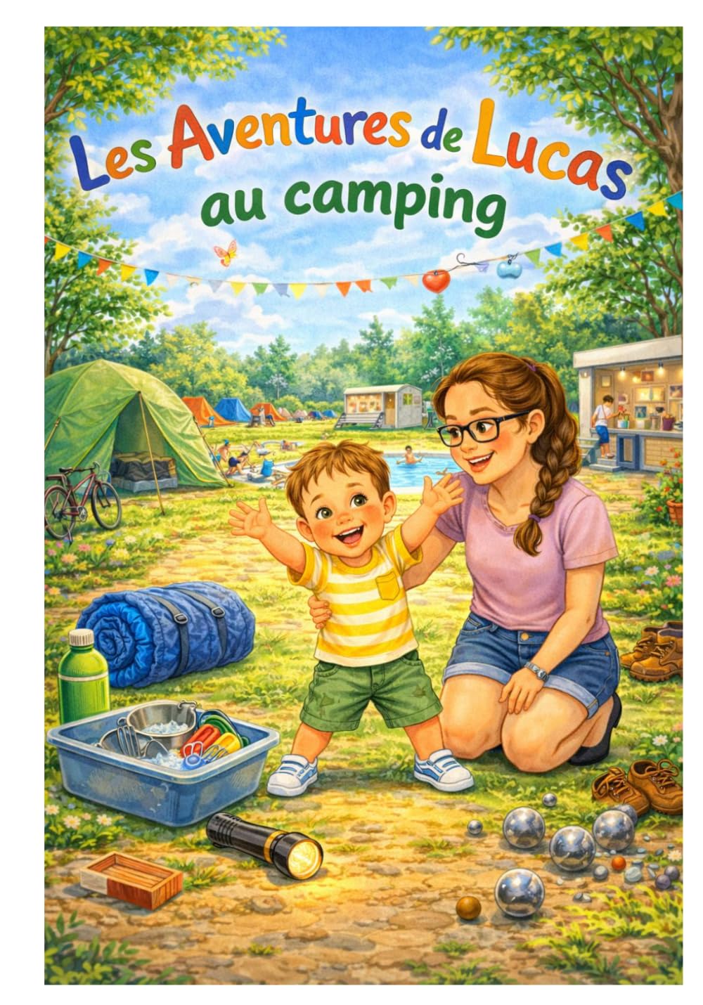 Les Aventures de Lucas - Tome 5 : Une nuit au camping: Une aventure tendre et colorée pour les enfants de 3 à 7 ans