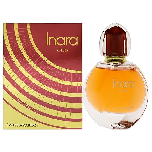 Swiss Arabian Inara Oud  Productos de lujo de Dubai  Fragancia en aerosol EDP personal de larga duración y adictiva, aroma seductor de la firma  1.8