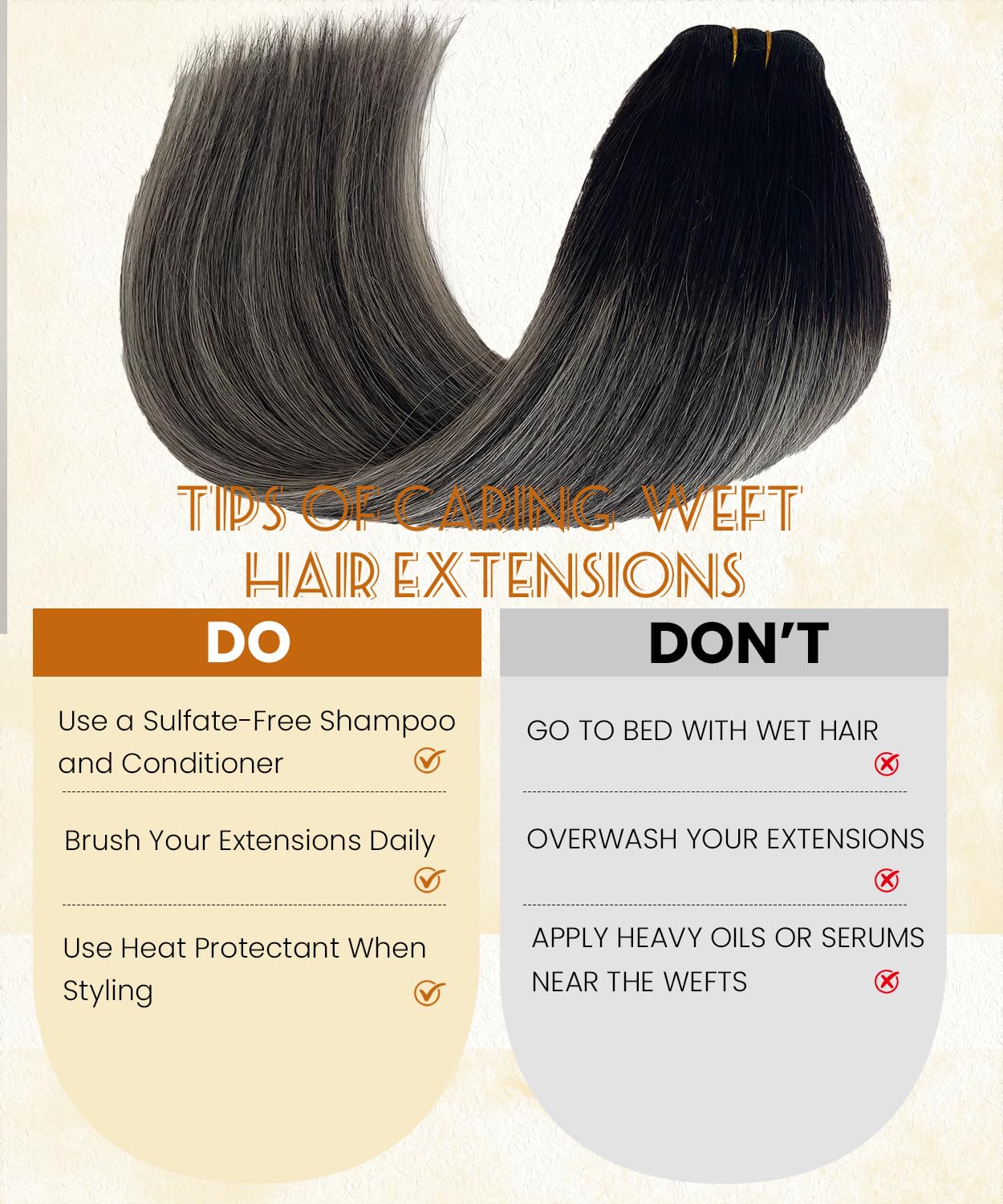 Highlight Sew in Hair Extensions Full Human Hair Salon-Level Hand Tied Weft High Density Balayage Color No Synthetic Blend No Shedding Triple Lifespan Natural Soft Thickness Bundles 80g 14Inch