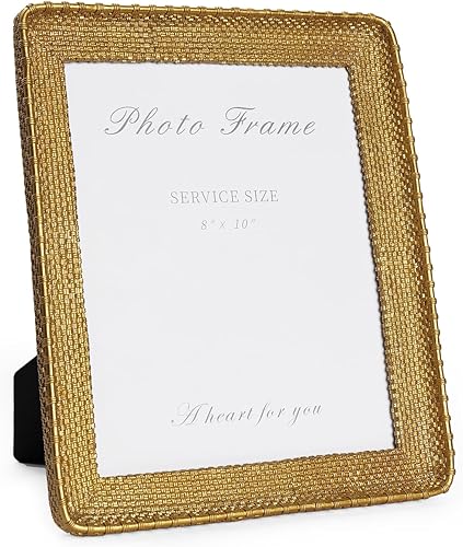 Miniatura 68 de Cuspin Marco de fotos de 5 x 7 pulgadas, marcos negros y dorados, marco de fotos de resina con textura ornamentada vintage hecha a mano con parte