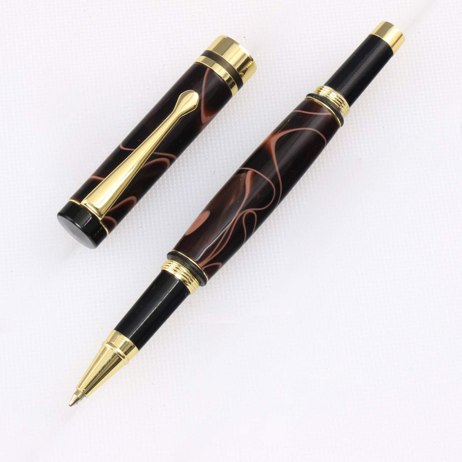Legacy Woodturning Classic Roller Ball Pen Kit - Variety, 6 Pack, Includes 2 each of Gold, Chrome, Gun Metal