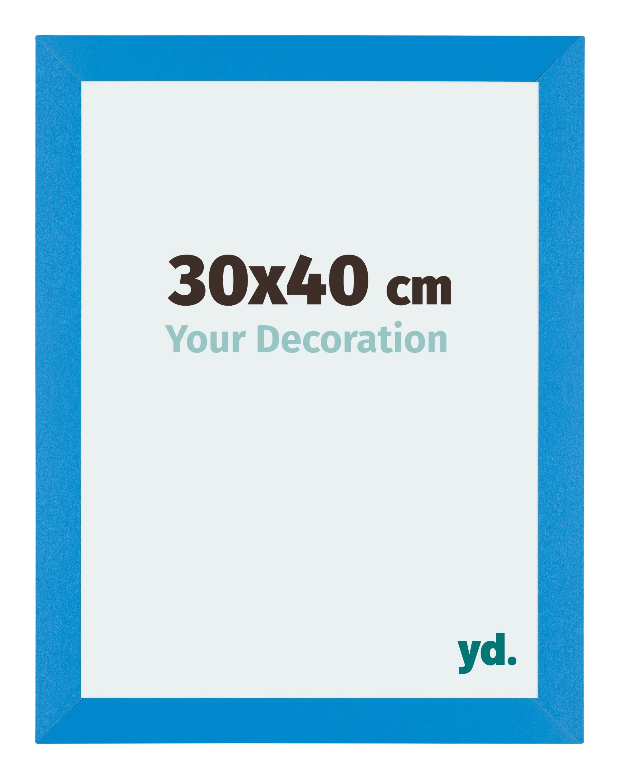 Your Decoration - Puzzle frame 30x40 - Bright Blue - Puzzle frame 500-1000 Pieces - MDF Photoframe - Mura