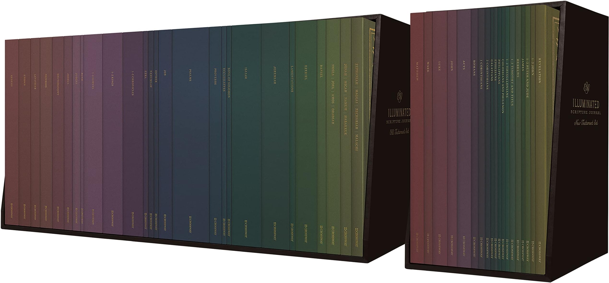 ESV Illuminated Scripture Journal: Old and New Testament Sets: Old and New Testament Sets (Paperback)