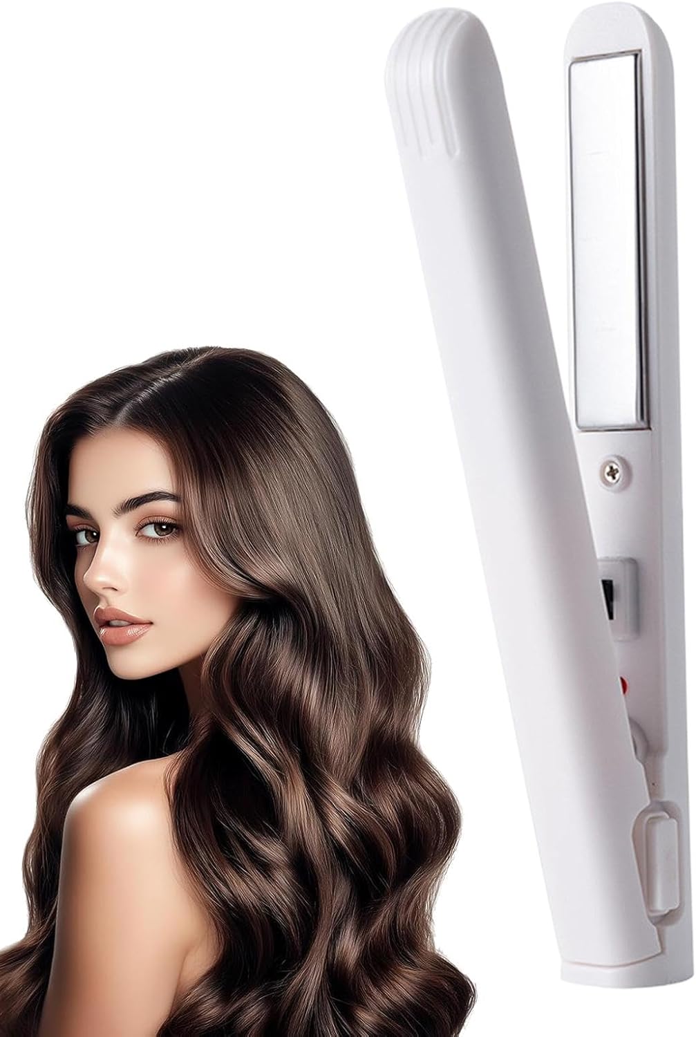 Flat Iron Stijltang, Stijltang | Stylingtool voor platte stijltang,2 in 1 stijltang keramische stijltang voor en zijdeachtig haar