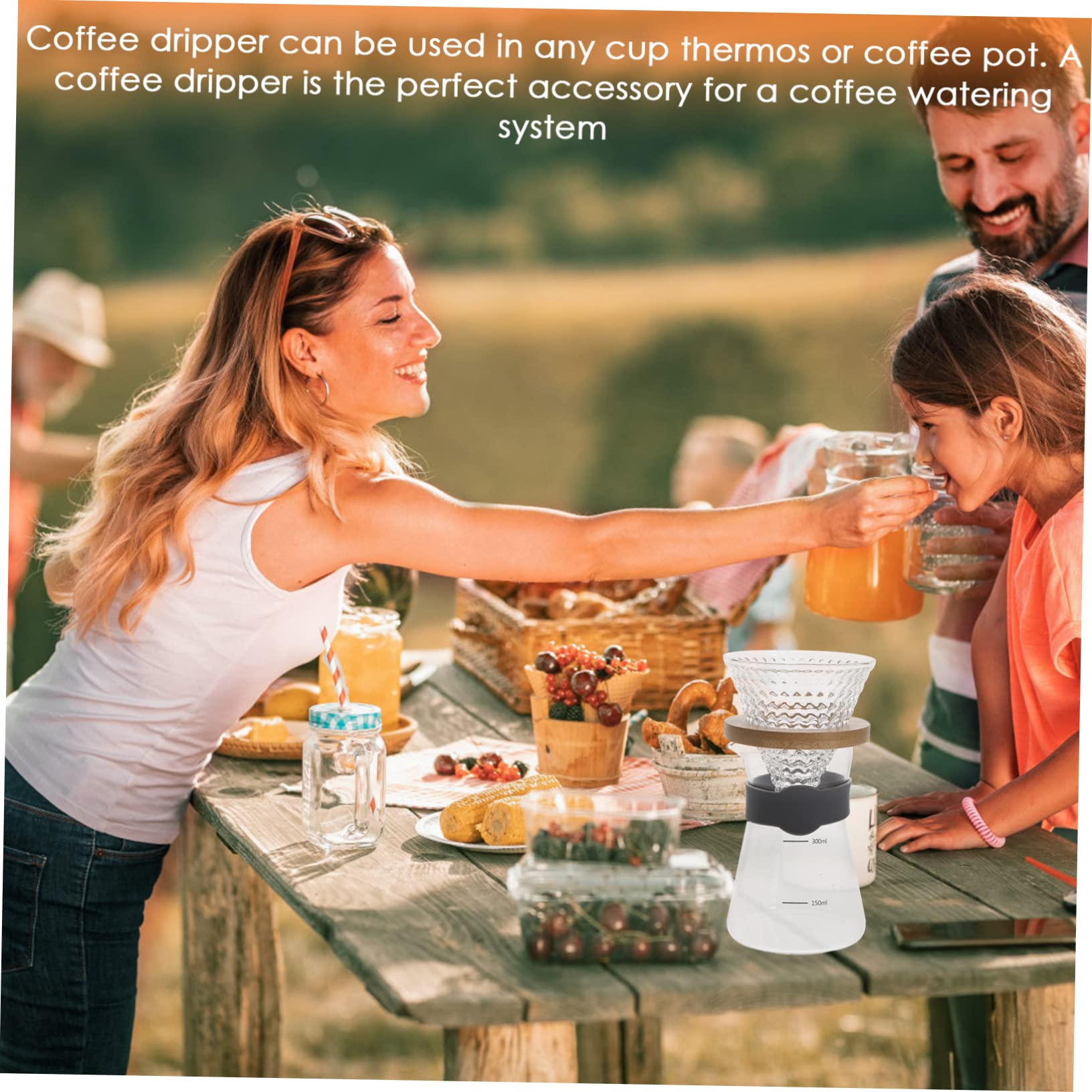 Cabilock 2 Juegos Recipiente Filtro cónico Filtro café cónico Portafiltro para Tazas Vasos y ollas pequeñas Accesorios y Filtro Espesar Taza Filtro Papel Filtro tazón Filtro