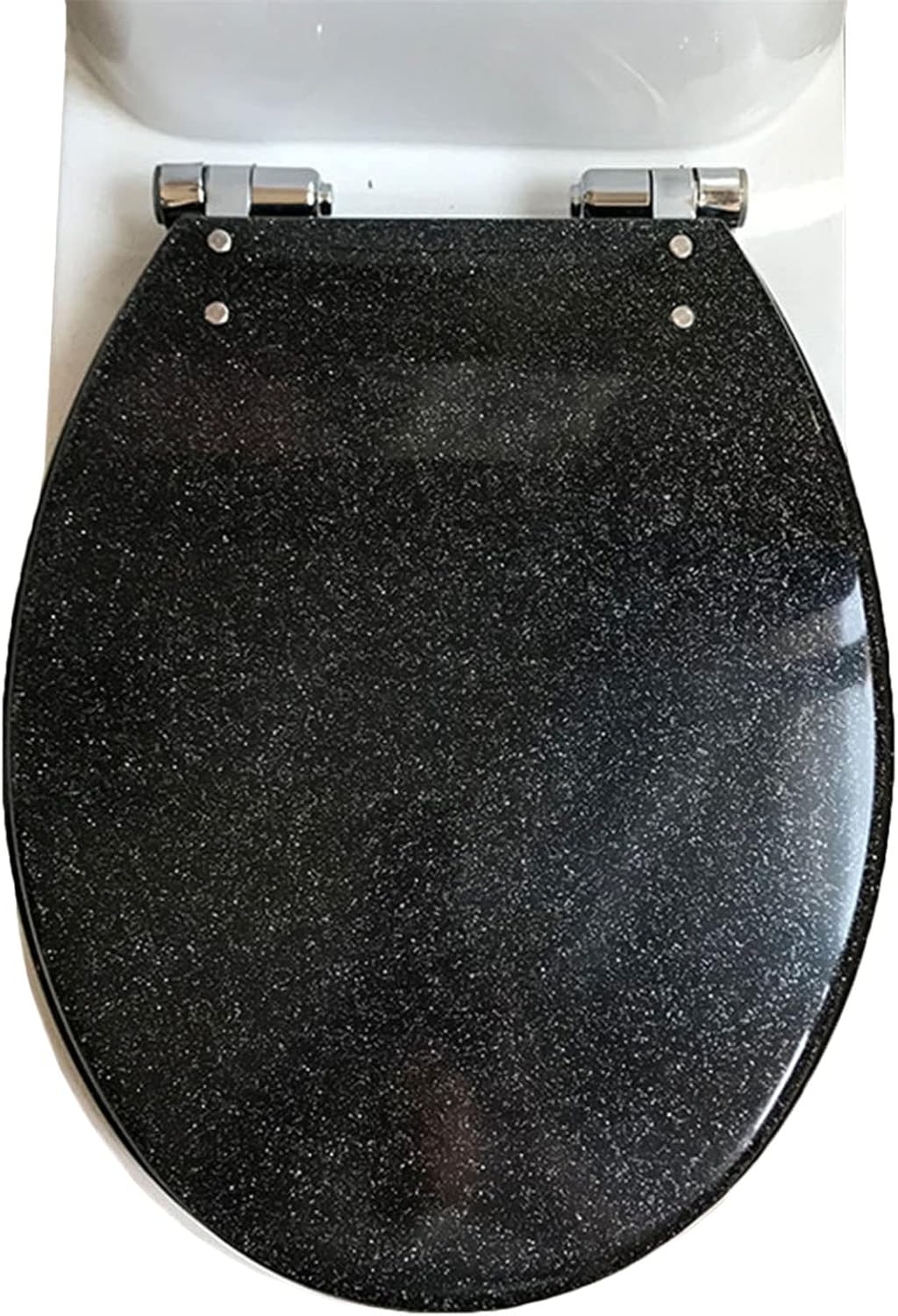 Toilet Seat Soft Close Quick Release Toilet Seat Lid for Easy Cleaning