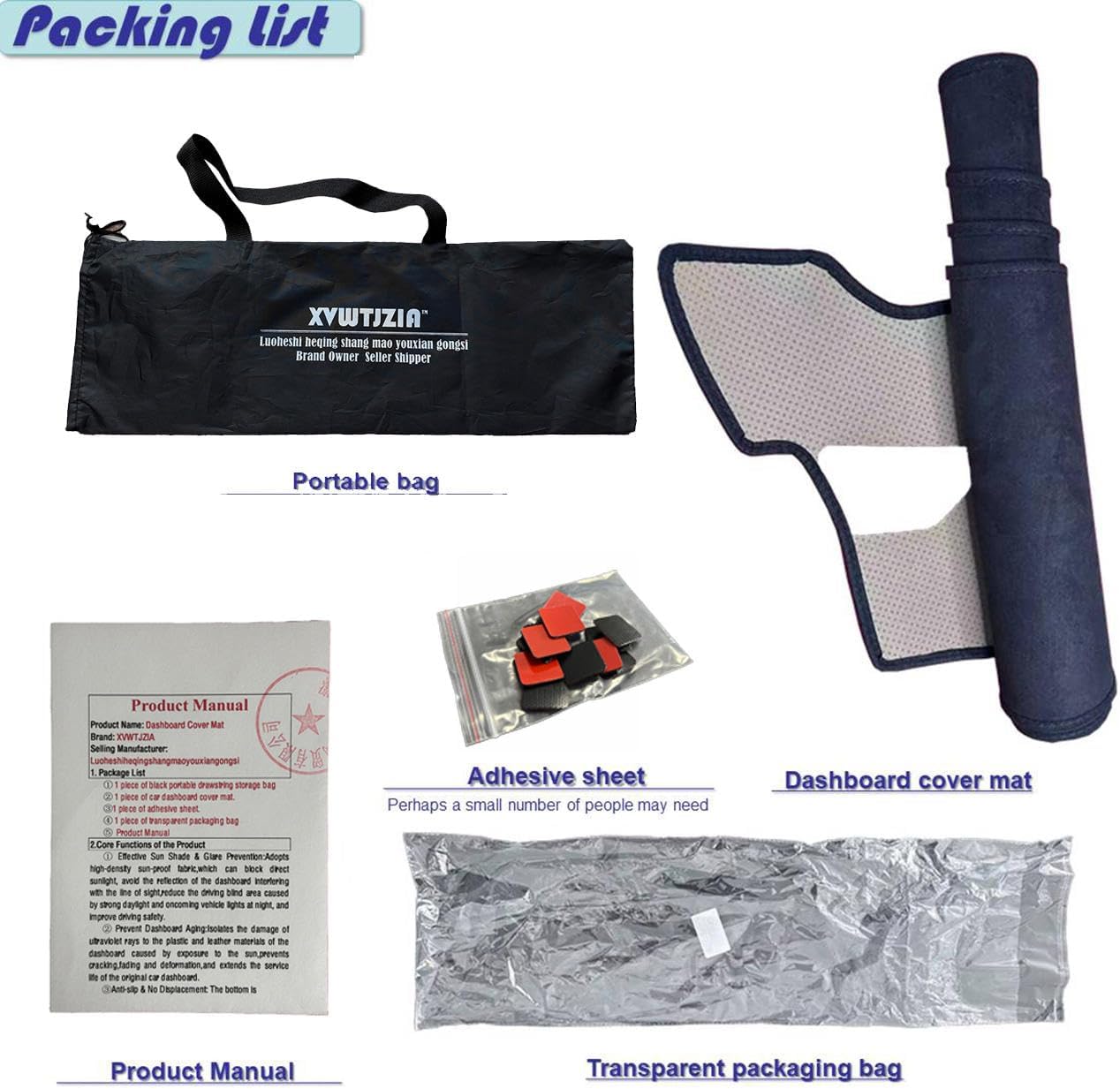 Fit for KIA Seltos 2024 2025 2026 Dashboard Cover Pad,Dash Cover Mat,Custom Faux Suede/Non-Slip/Anti-Glare/Black