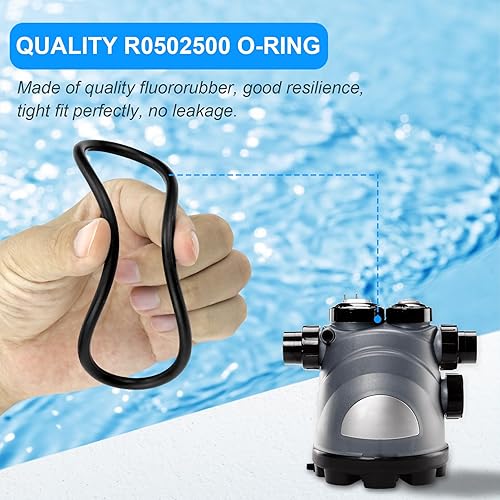 Miniatura 8 de R0502500 Kit de juntas tóricas para Nature2 Fusion Inground, Fusion Soft, Vision Pro sobre el suelo compatible con cristales Zodiac Jandy Polaris