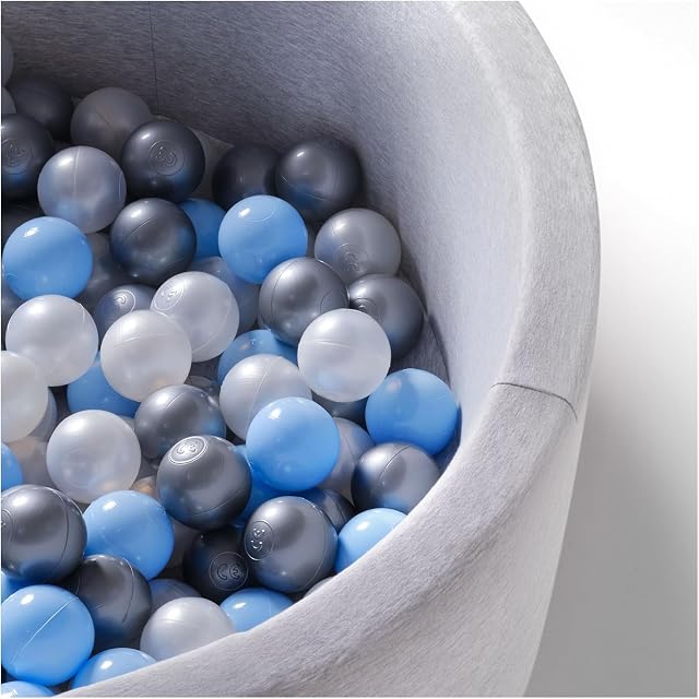 Foto 5 de 8 de MISIOO Bolas para piscina de bolas 1100 unidades - Bolas de Ø 6 cm - Bolas de plástico 100% LDPE