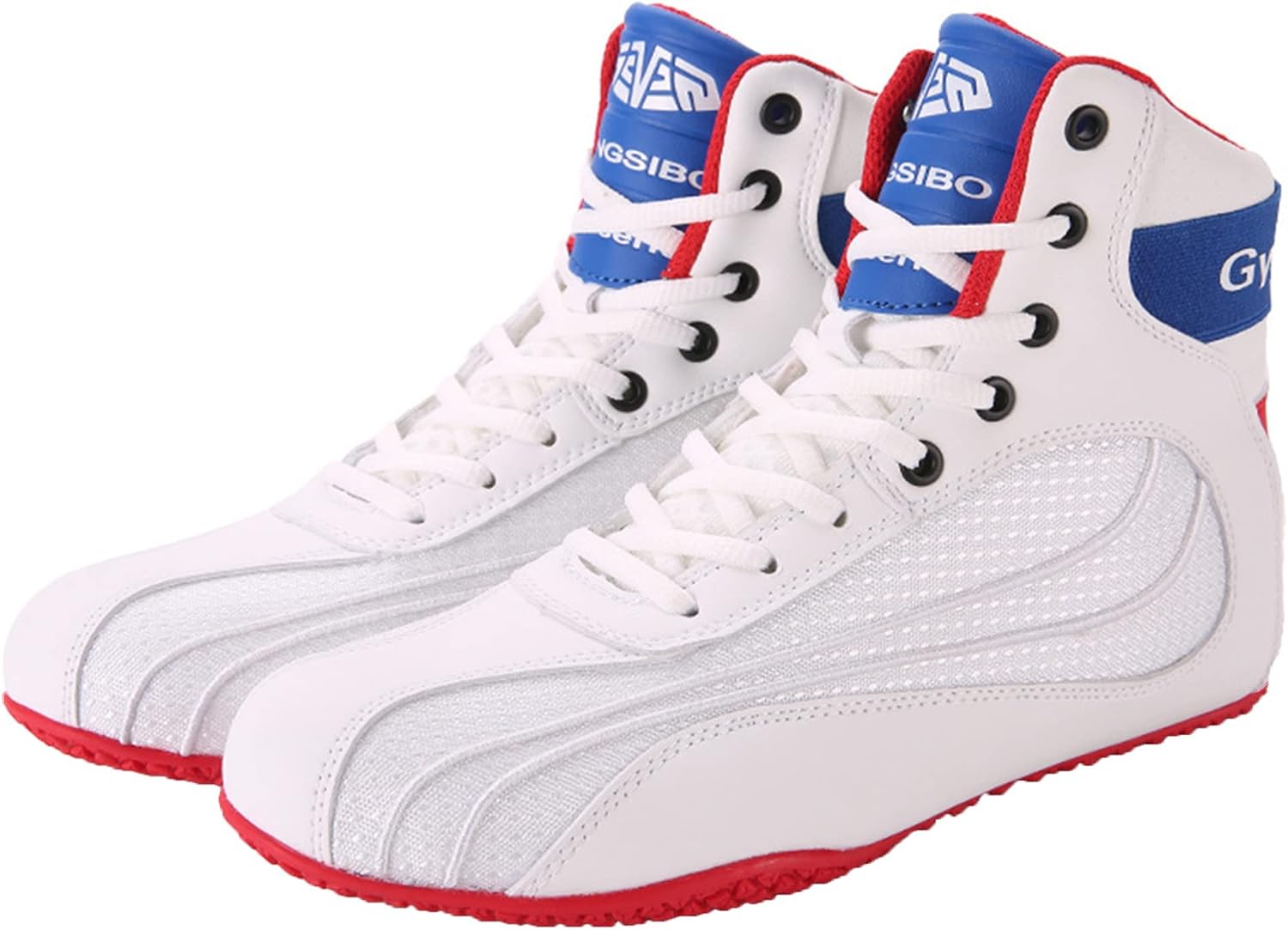 Mens Wrestling Shoes Fashion Boxing Trainers Lightweight Fitness Shoes Casual Breathable Bodybuilding Sport Sneakers
