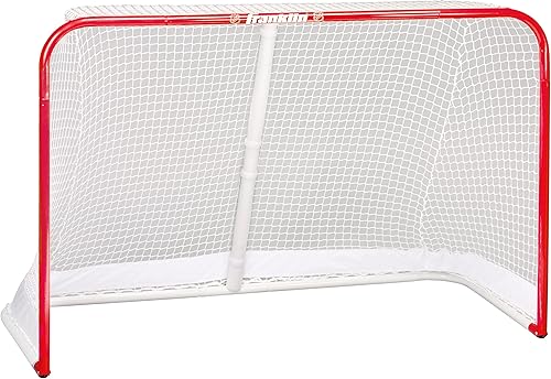 Franklin Sports NHL - Portería de hockey callejero – Tamaño oficial portátil regulador de acero + portería de hockey sobre ruedas + red – 72 x 48