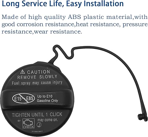 Miniatura 10 de 77300-33070 Tapa de gasolina, tapa de combustible para Toyota-4Runner, Avalon, Camry, Corolla, Highlander, Matrix, Sequoia, Sienna, Solara, Tacoma,