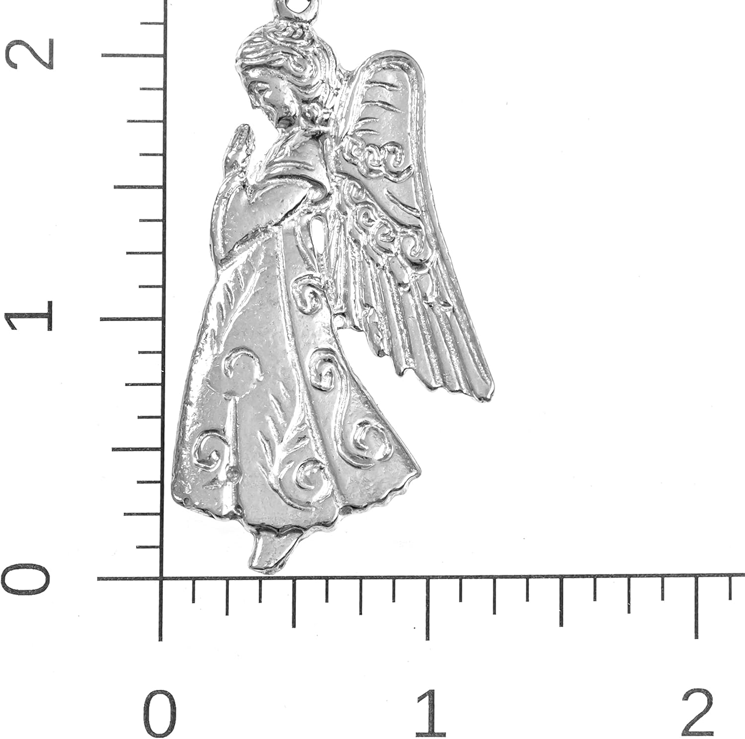 Handmade Praying Guardian Angel Gifts - Praying Guardian Angel Lighting Accessories - Ceiling Fan Pulls with Easy to Attach 5 Inch Ball Chain (Praying Guardian Angel)