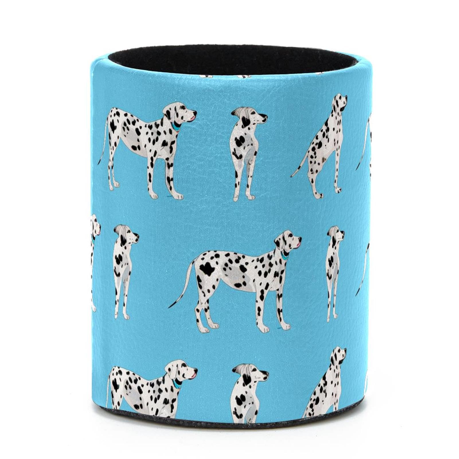 VAPOKF Round Pencil Holders for Desk, Dachshund Dogs Pen Holders Pen Pot Makeup Brushes Storage Desktop Stationery Supplies Organiser for Home Office
