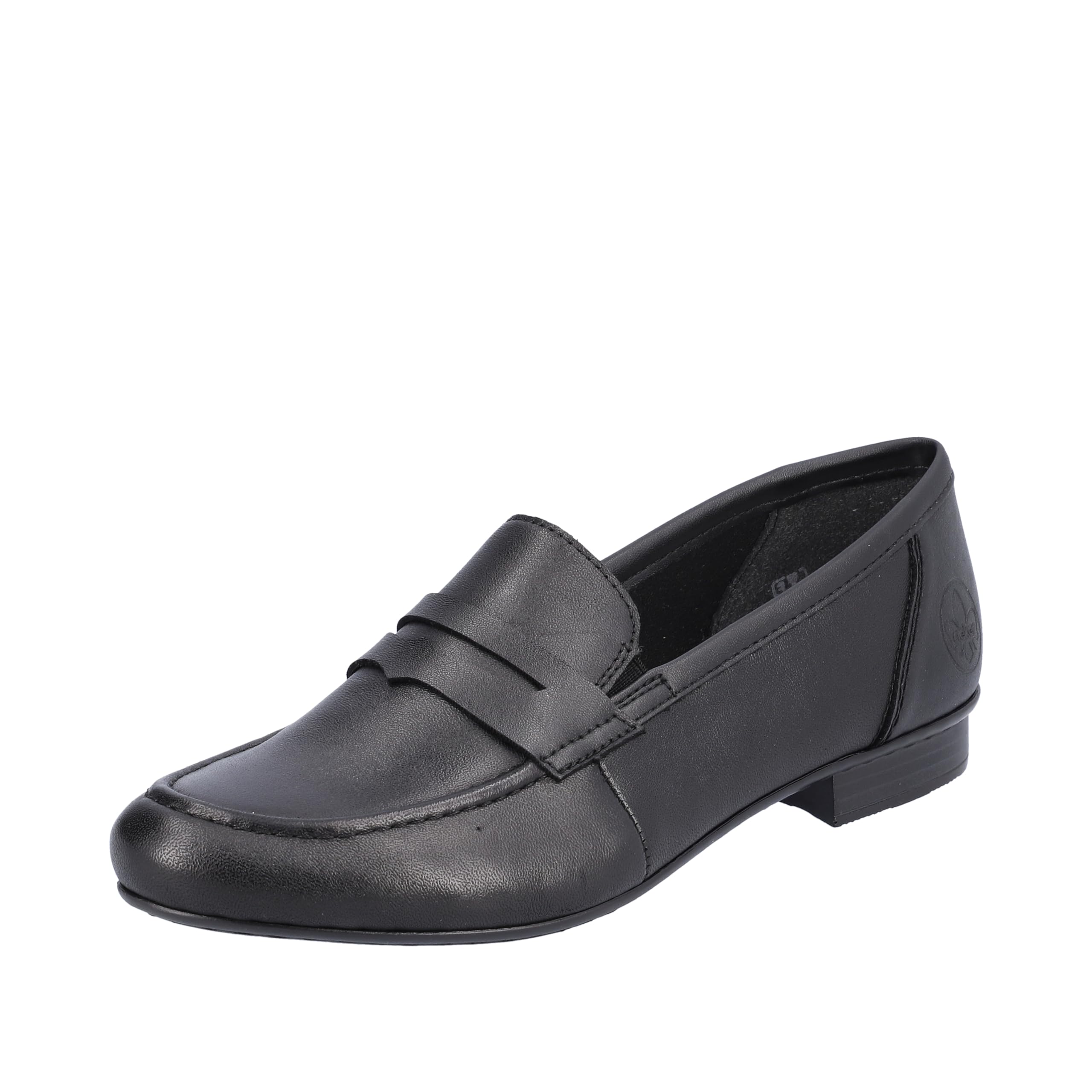 Rieker Women's 51954 Loafers, Black, 40 EU