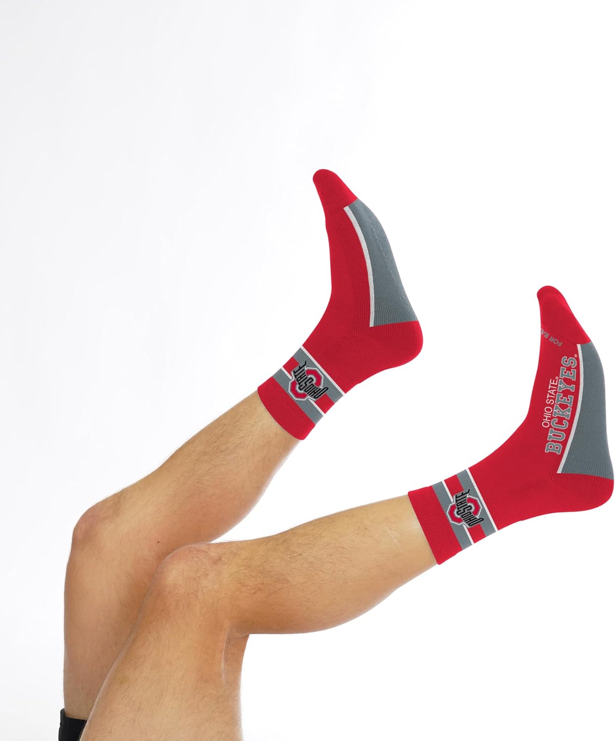 For Bare Feet NCAA mens Lil' Deuce Quarter Sock