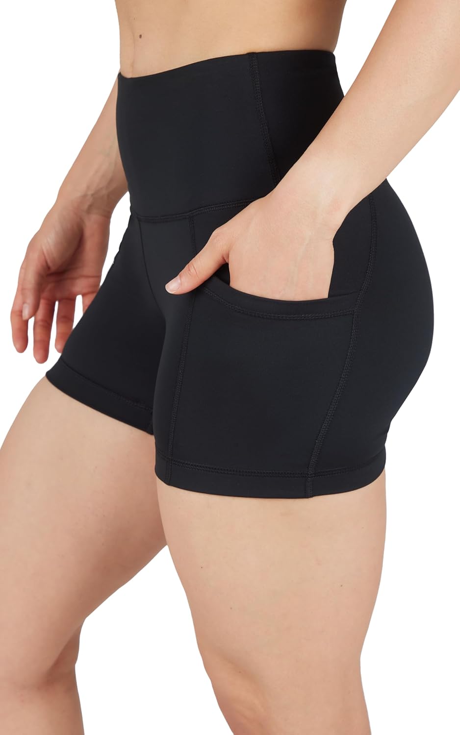 Yogalicious Womens High Waisted Biker Shorts Workout Running Spandex Yoga Shorts 3.5", 5", 7", 9"